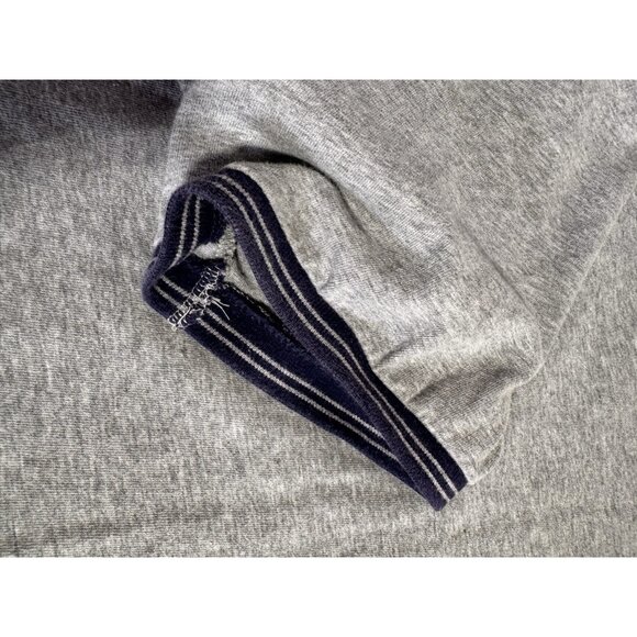 Vintage Disneyland Mickey Mouse V-Neck Ringer T-Shirt Gray XL Disney - Picture 8 of 9